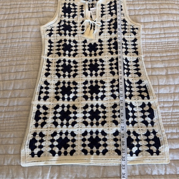 NWT Revolve Frame Crocheted Cotton-Blend Women's Mini Dress Size Small - Picture 8 of 11